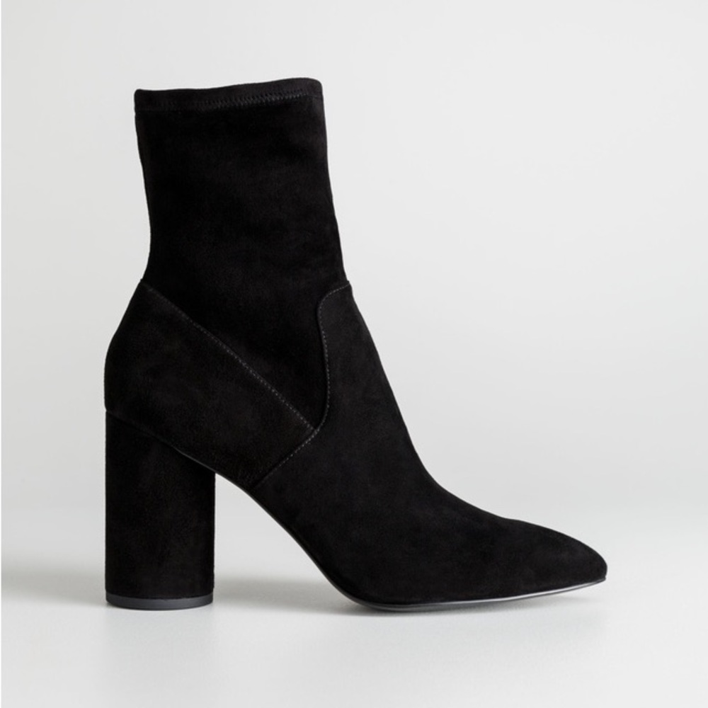 Suede Sock Boots - & Other Stories